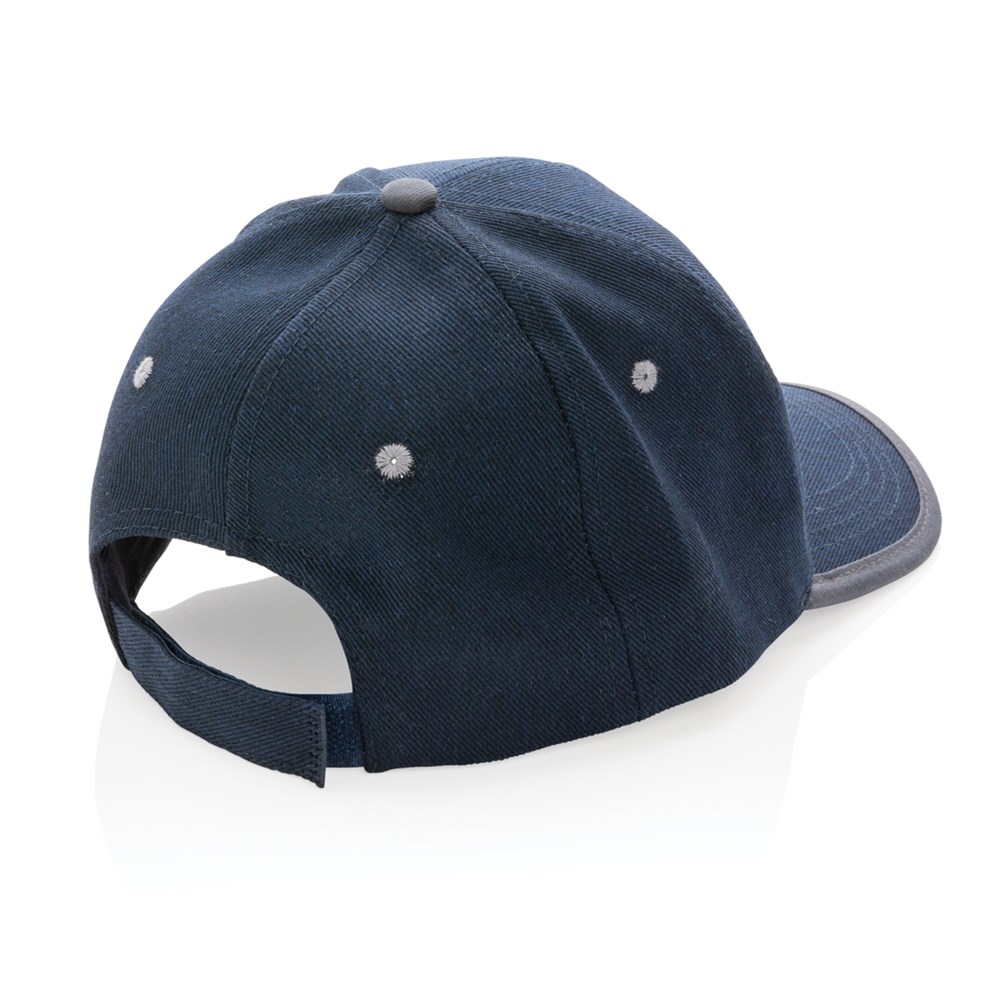 Impact AWARE™ 280gr Brushed rCotton 6 Panel Kontrast-Cap