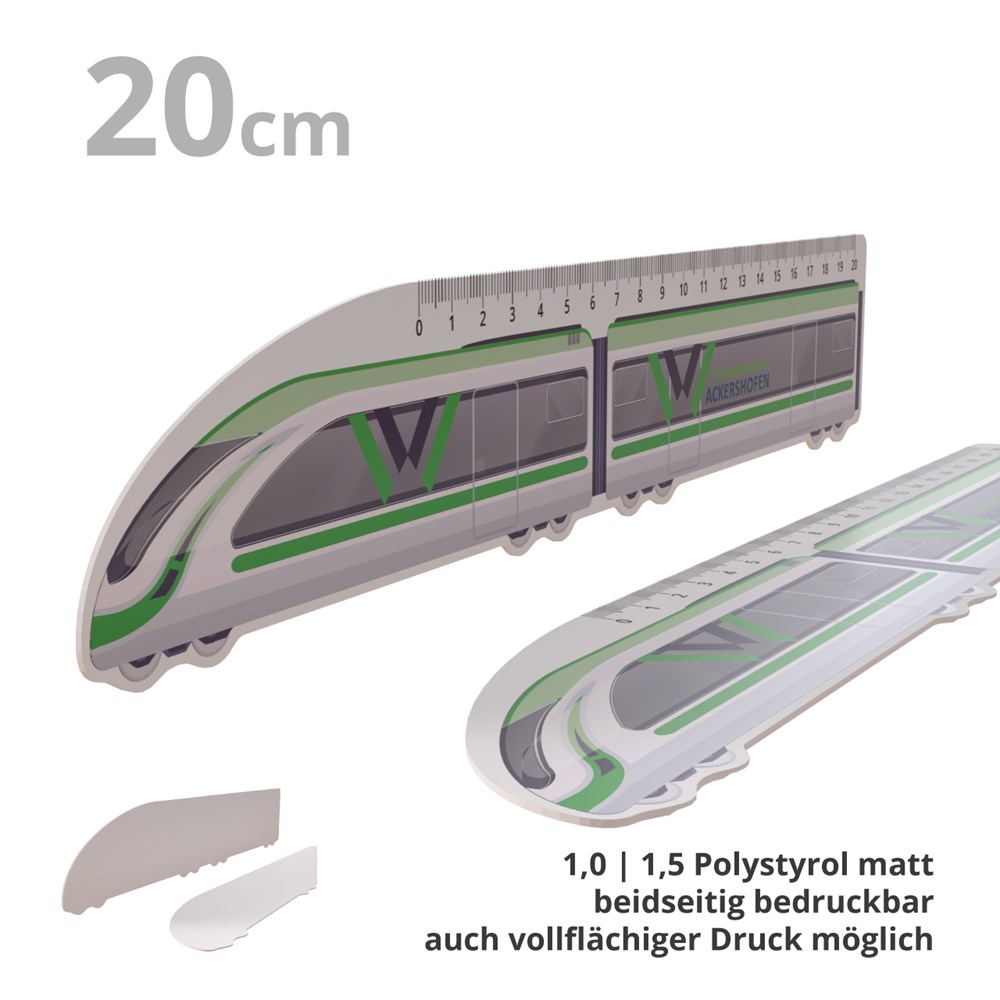 Konturenlineal Bahn