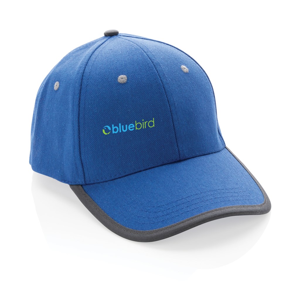 Impact AWARE™ 280gr Brushed rCotton 6 Panel Kontrast-Cap