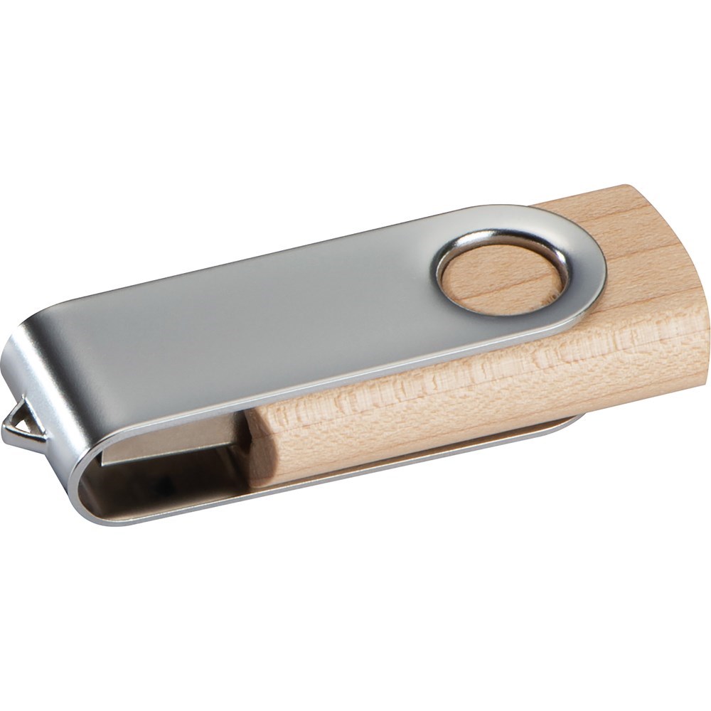 USB Stick Twist mit Holzkörper hell 8GB8GB