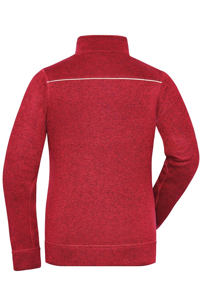 Ladies' Knitted Workwear Fleece Jacket - SOLID -