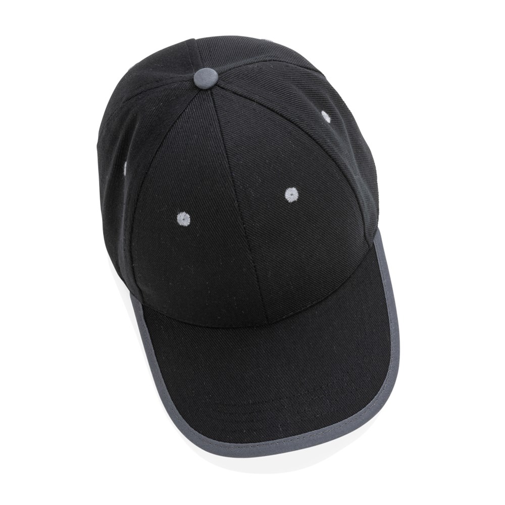 Impact AWARE™ 280gr Brushed rCotton 6 Panel Kontrast-Cap